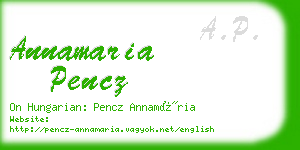 annamaria pencz business card